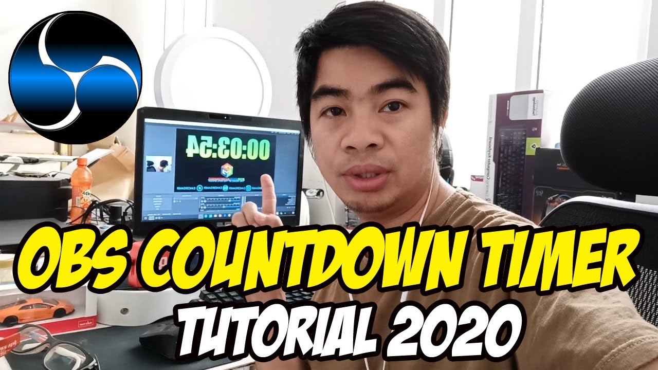 how to add a countdown timer obs